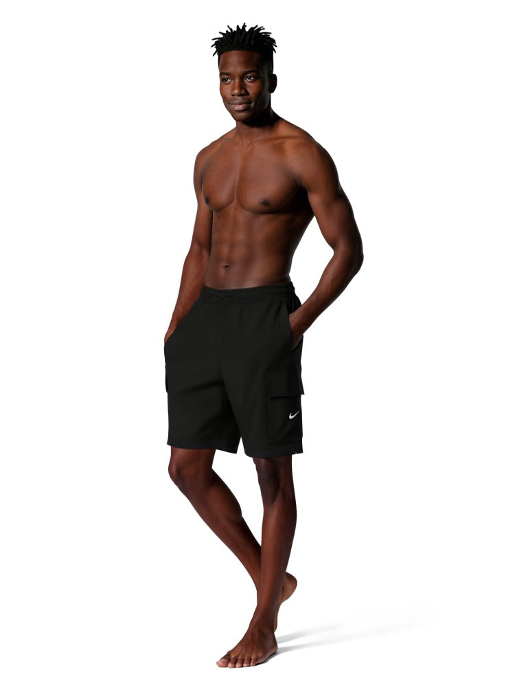 Nike Swim Voyage Prm Men's 9" Fully Lined Volley Short - Black