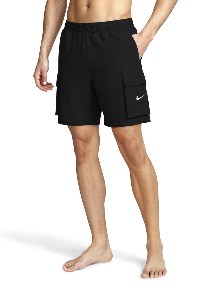 Nike Swim Voyage Prm Men's 7" Fully Lined Volley Short - Black alternate image 1
