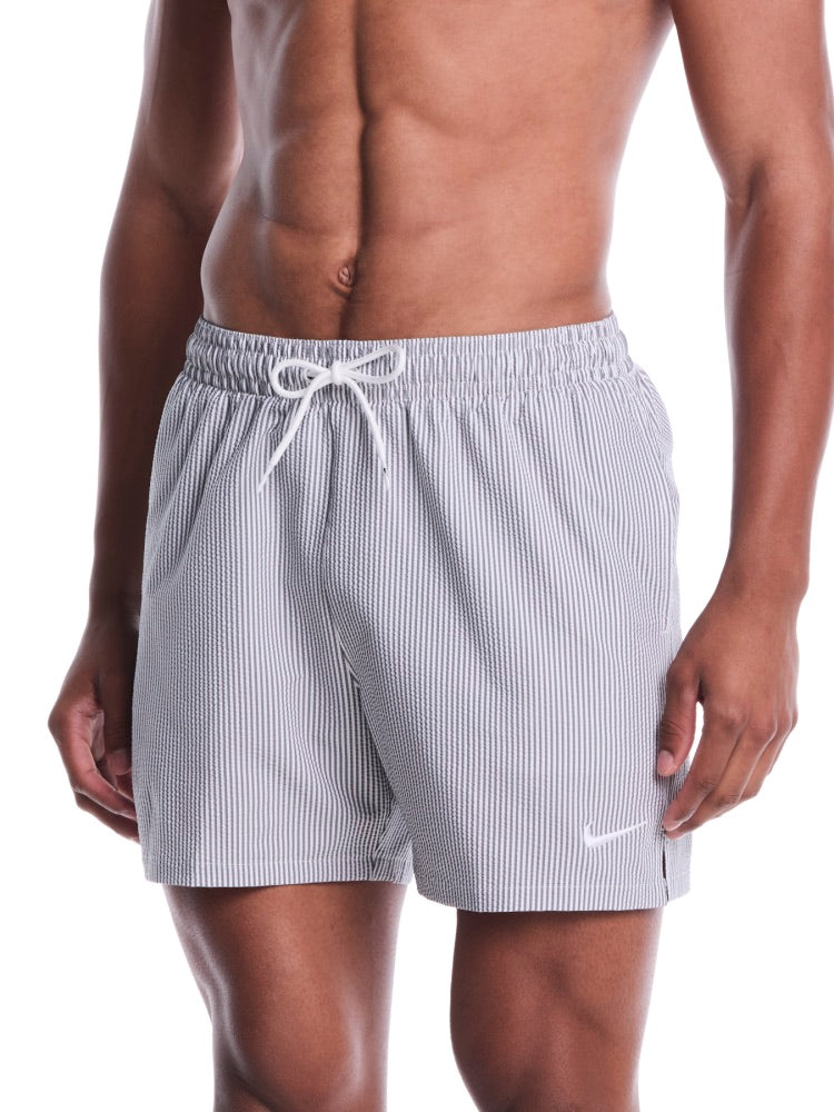 Nike Swim Breaker Men's Ripple Texture 5" Brief-Lined Volley Short - Black