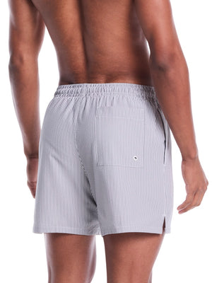 Nike Swim Breaker Men's Ripple Texture 5" Brief-Lined Volley Short - Black alternate image 1