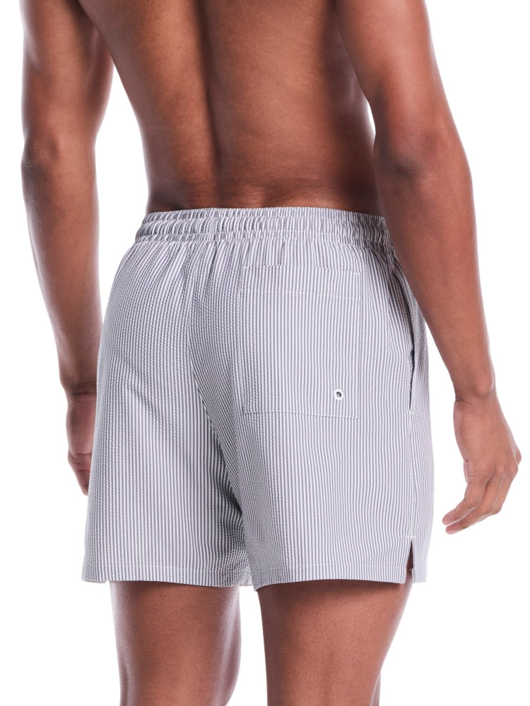 Nike Swim Breaker Men's Ripple Texture 5" Brief-Lined Volley Short - Black alternate image 1