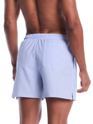 Nike Swim Breaker Men's Ripple Texture 5" Brief-Lined Volley Short - Blue Crystal alternate image 1