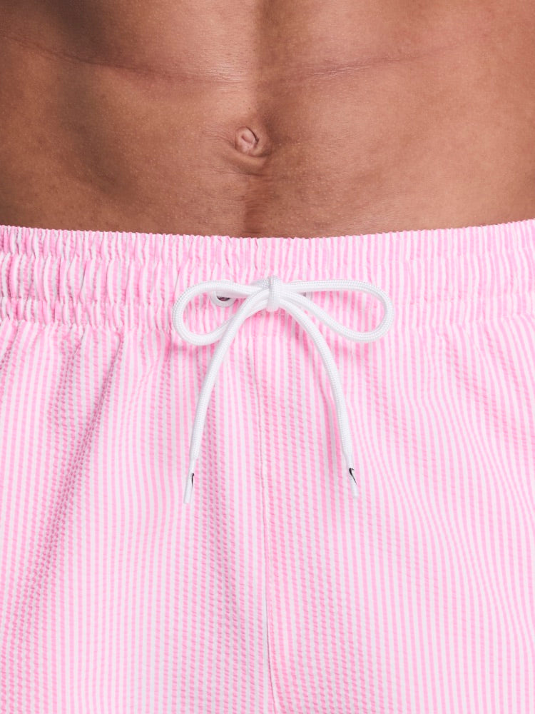Nike Swim Breaker Men's Ripple Texture 5" Brief-Lined Volley Short - Pink Glow alternate image 4