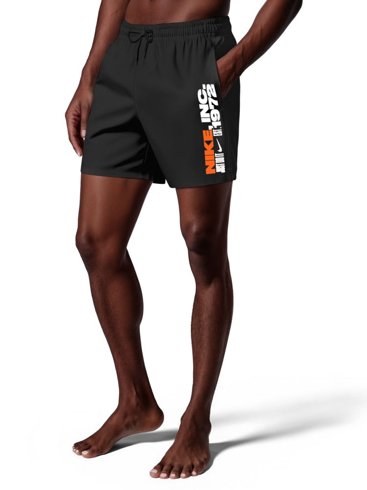 Nike Swim Breaker Men's 5" Brief-Lined Volley Short - Black alternate image 1