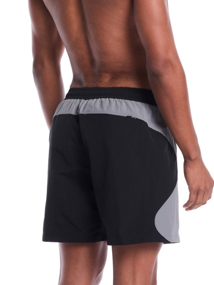 Nike Swim Men's 7" Fully Lined Volley Short - Black alternate image 1