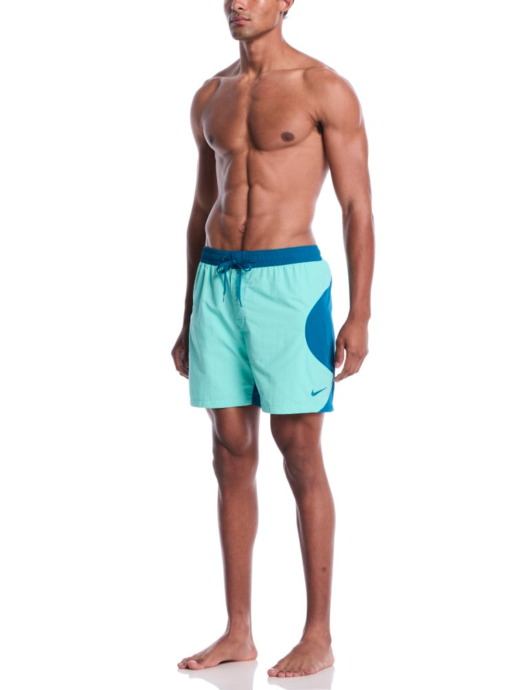 Nike Swim Men's 7" Fully Lined Volley Short - Bleached Turq alternate image 3