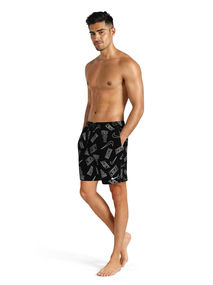 Nike Swim Breaker Men's 7" Boxer Volley Short - Black