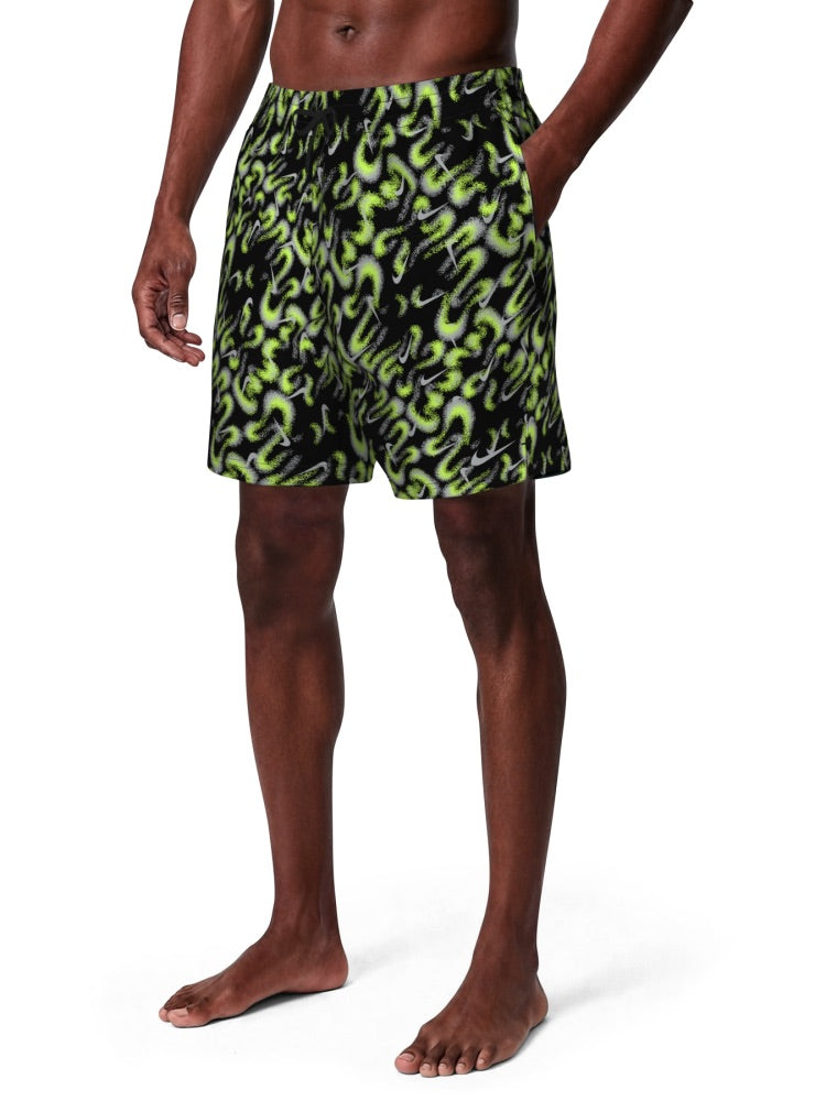 Nike Swim Breaker Men's 7" Fully Lined Volley Short - Black alternate image 1