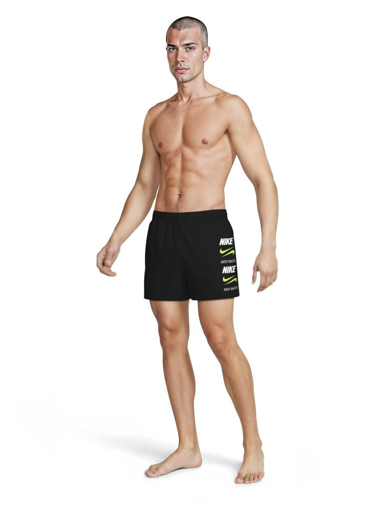 Nike Swim Breaker Men's 5" Brief-Lined Volley Short - Black