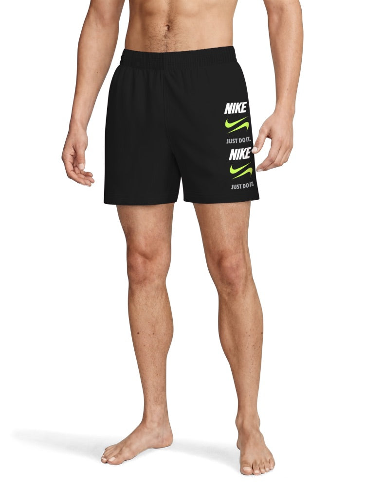 Nike Swim Breaker Men's 5" Brief-Lined Volley Short - Black alternate image 1