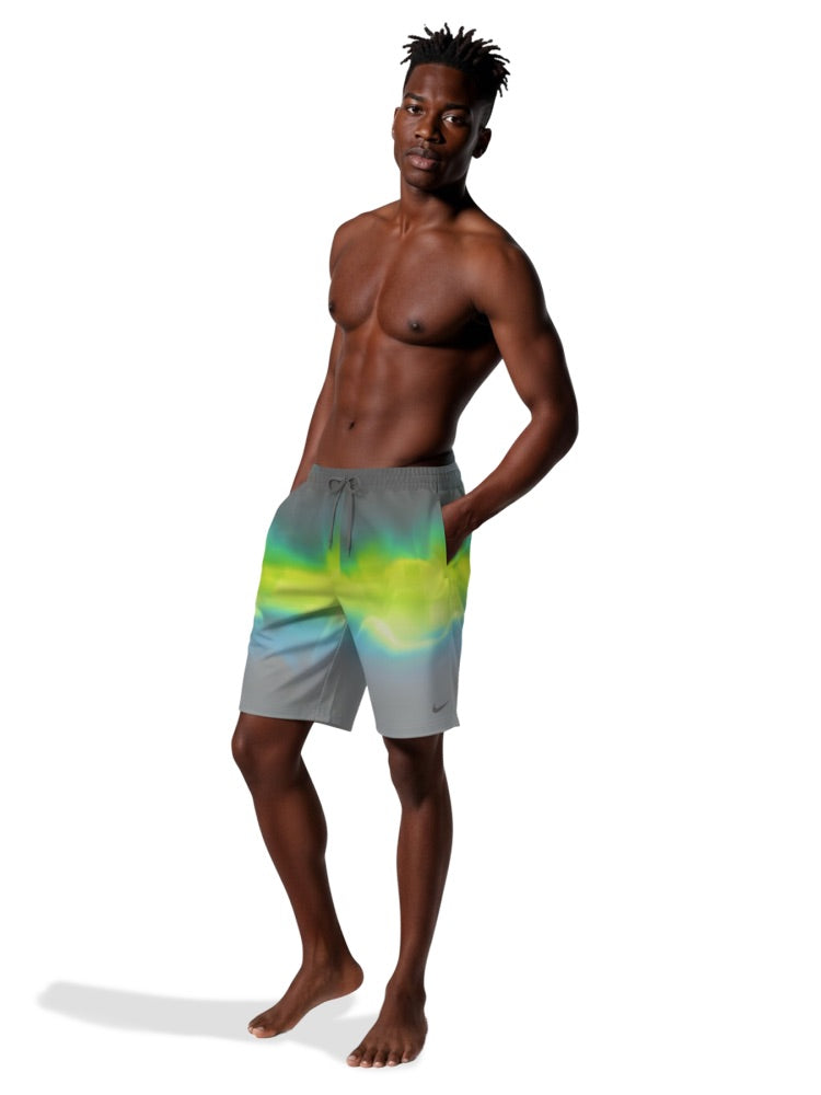 Nike Swim Breaker Men's 9" Brief-Lined Volley Short - Cool Grey