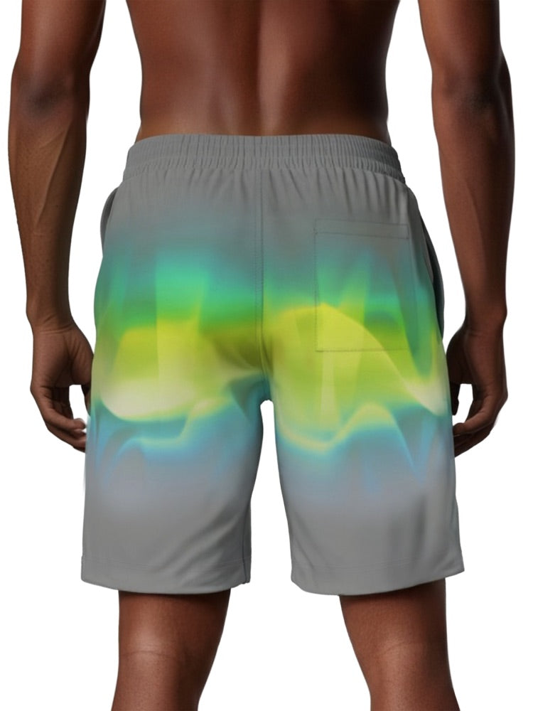 Nike Swim Breaker Men's 9" Brief-Lined Volley Short - Cool Grey alternate image 3