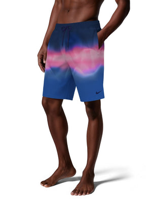 Nike Swim Breaker Men's 9" Brief-Lined Volley Short - Blue Crystal alternate image 1
