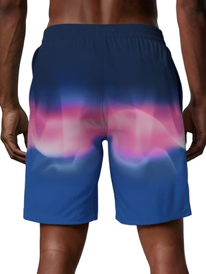 Nike Swim Breaker Men's 9" Brief-Lined Volley Short - Blue Crystal alternate image 3