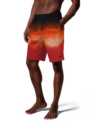 Nike Swim Breaker Men's 9" Brief-Lined Volley Short - University Red alternate image 1