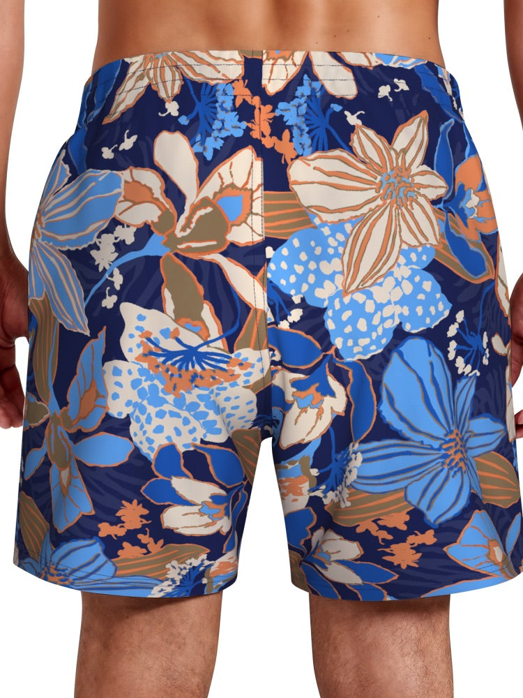 Nike Swim Breaker Men's 7" Brief-Lined Volley Short - Midnight Navy alternate image 3