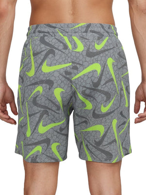 Nike Swim Breaker Men's 7" Brief-Lined Volley Short - Wolf Grey alternate image 3
