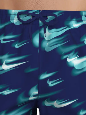 Nike Swim Breaker Men's 7" Brief-Lined Volley Short - Blue alternate image 4
