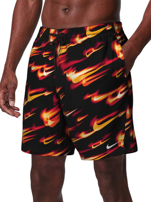 Nike Swim Breaker Men's 7" Brief-Lined Volley Short - University Red alternate image 2