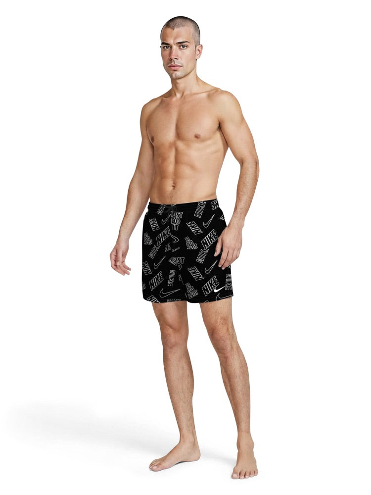 Nike Swim Breaker Men's 5" Brief-Lined Volley Short - Black