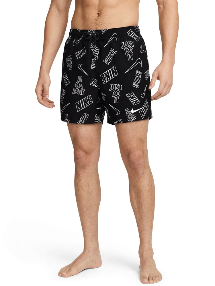Nike Swim Breaker Men's 5" Brief-Lined Volley Short - Black alternate image 1