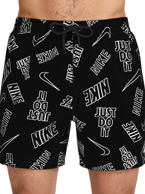 Nike Swim Breaker Men's 5" Brief-Lined Volley Short - Black alternate image 2
