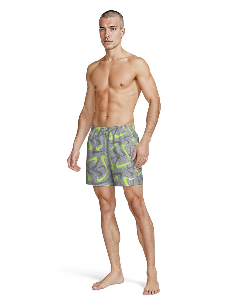Nike Swim Breaker Men's 5" Brief-Lined Volley Short - Wolf Grey