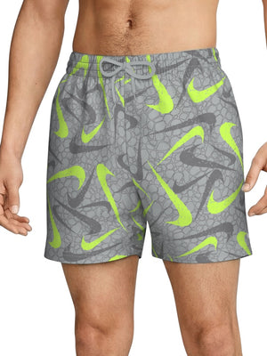 Nike Swim Breaker Men's 5" Brief-Lined Volley Short - Wolf Grey alternate image 2