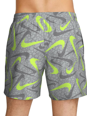 Nike Swim Breaker Men's 5" Brief-Lined Volley Short - Wolf Grey alternate image 3