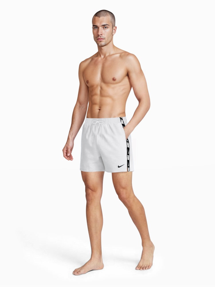 Nike Swim Breaker Men's 5" Brief-Lined Volley Short - White