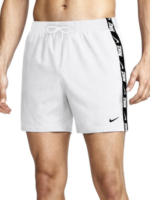 Nike Swim Breaker Men's 5" Brief-Lined Volley Short - White alternate image 2
