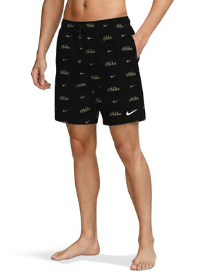 Nike Swim Breaker Men's 7" Brief-Lined Volley Short - Black alternate image 1