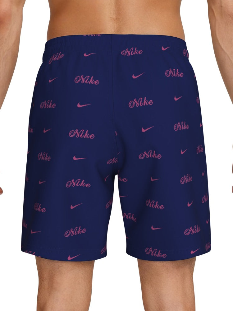 Nike Swim Breaker Men's 7" Brief-Lined Volley Short - Midnight Navy alternate image 3