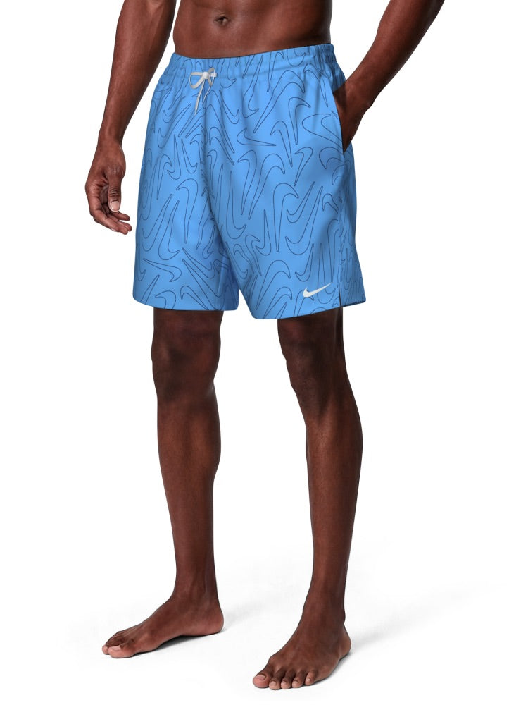 Nike Swim Breaker Men's 7" Brief-Lined Volley Short - University Blue