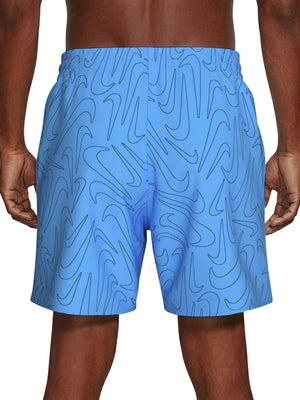 Nike Swim Breaker Men's 7" Brief-Lined Volley Short - University Blue alternate image 1