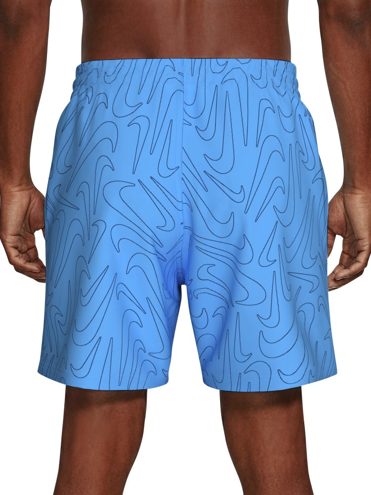 Nike Swim Breaker Men's 7" Brief-Lined Volley Short - University Blue alternate image 1