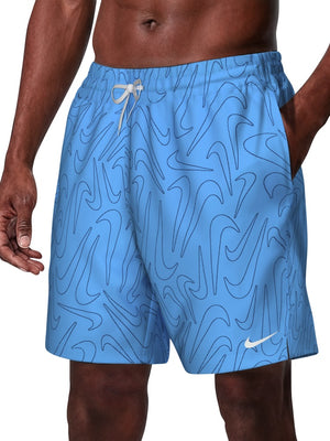 Nike Swim Breaker Men's 7" Brief-Lined Volley Short - University Blue alternate image 2