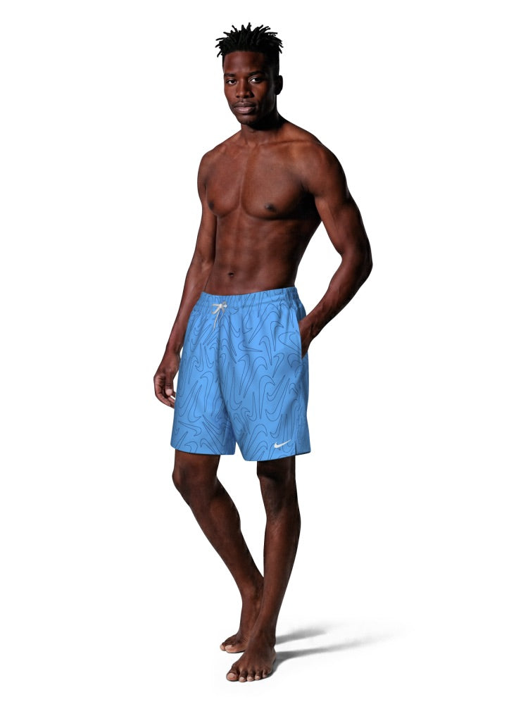 Nike Swim Breaker Men's 7" Brief-Lined Volley Short - University Blue alternate image 3