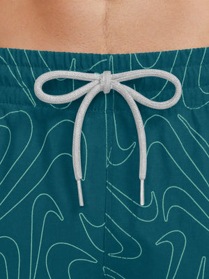 Nike Swim Breaker Men's 7" Brief-Lined Volley Short - Green Abyss alternate image 4