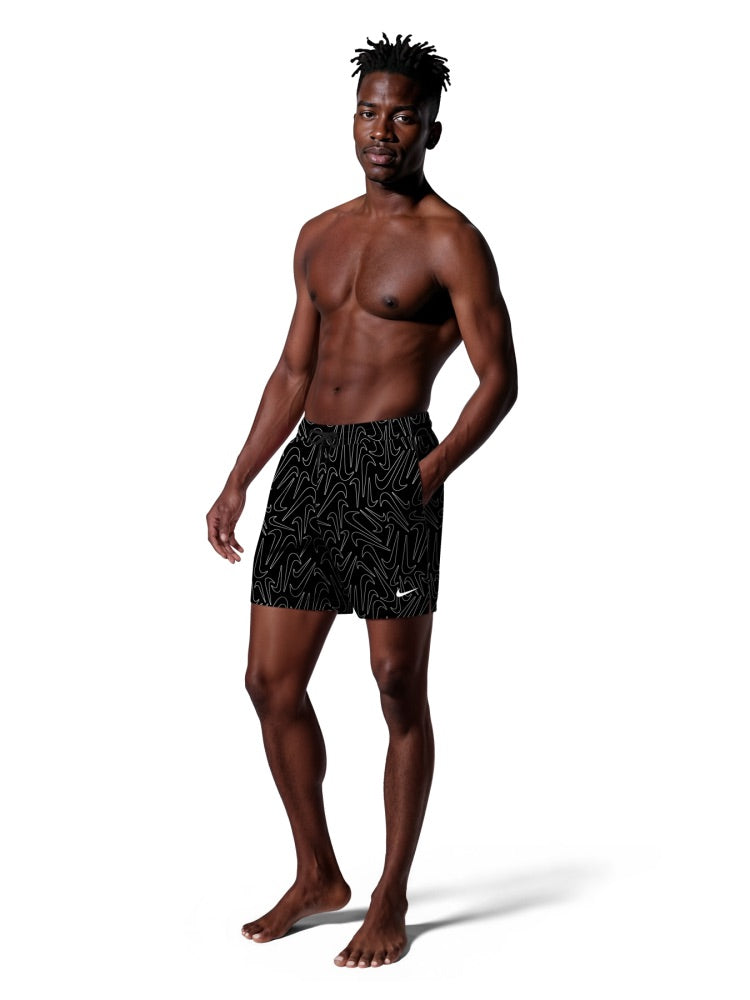 Nike Swim Breaker Men's 5" Brief-Lined Volley Short - Black