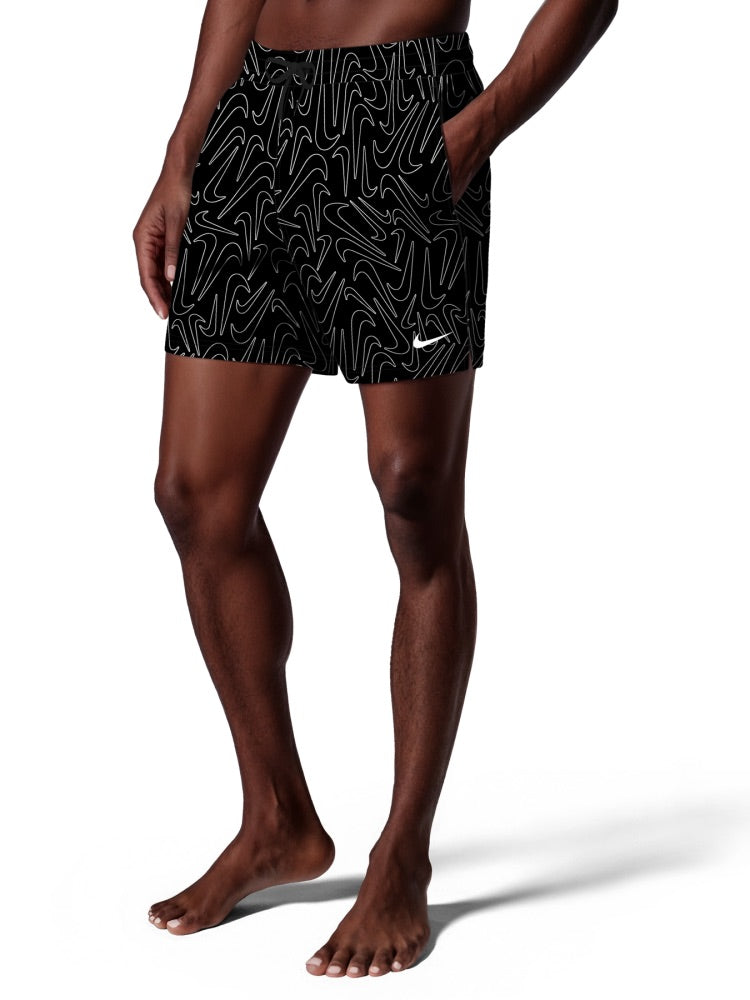 Nike Swim Breaker Men's 5" Brief-Lined Volley Short - Black alternate image 1