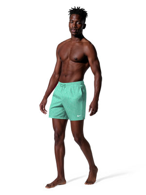 Nike Swim Breaker Men's 5" Brief-Lined Volley Short - Bleached Turq