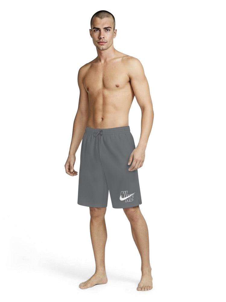 Nike Swim Breaker Men's 9" Brief-Lined Volley Short - Cool Grey