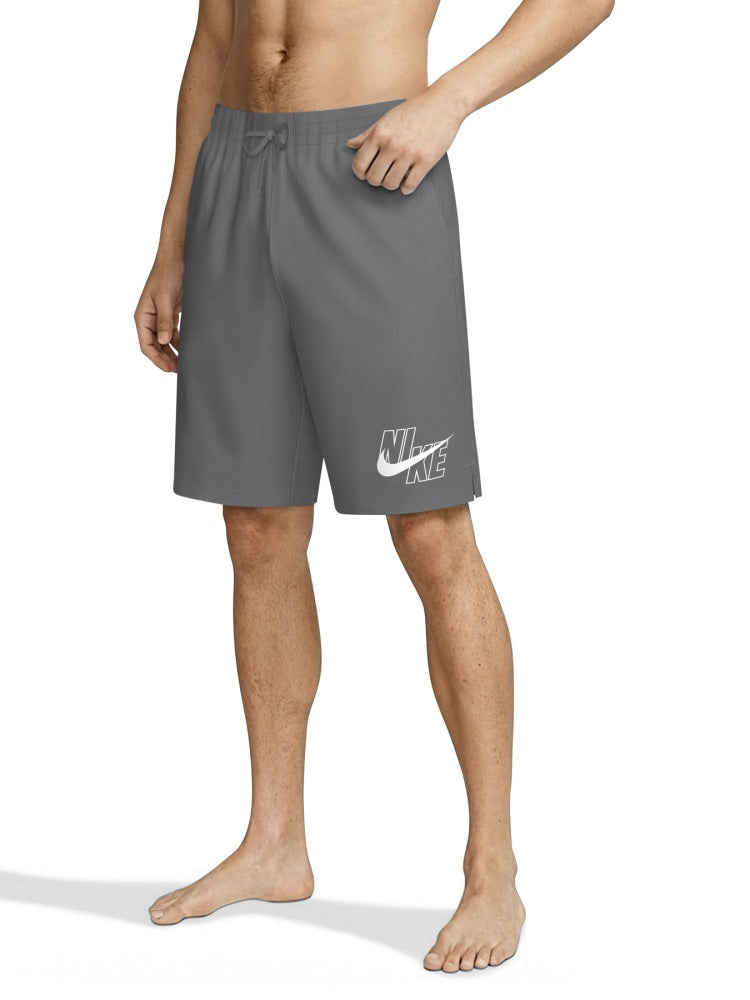 Nike Swim Breaker Men's 9" Brief-Lined Volley Short - Cool Grey alternate image 1
