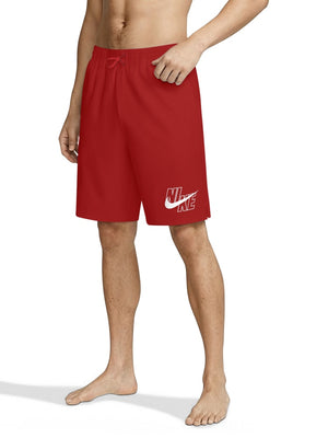 Nike Swim Breaker Men's 9" Brief-Lined Volley Short - University Red alternate image 1