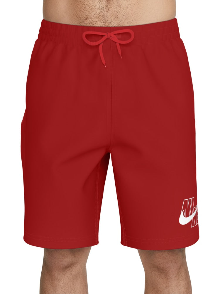 Nike Swim Breaker Men's 9" Brief-Lined Volley Short - University Red alternate image 2