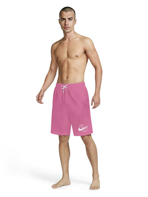 Nike Swim Breaker Men's 9" Brief-Lined Volley Short - Pink Glow