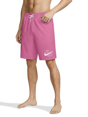 Nike Swim Breaker Men's 9" Brief-Lined Volley Short - Pink Glow alternate image 1