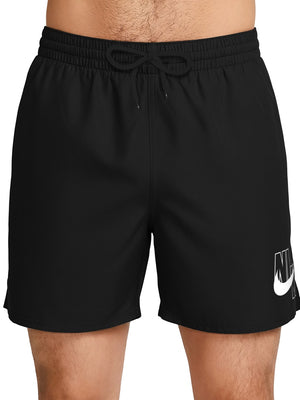 Nike Swim Breaker Men's 5" Brief-Lined Volley Short - Black alternate image 2