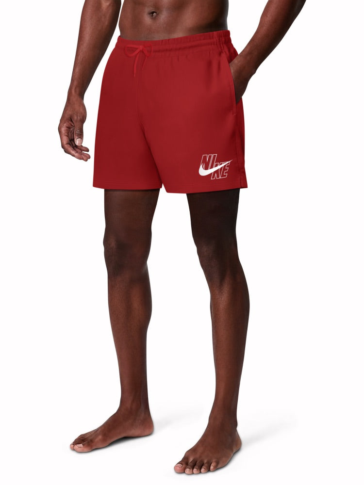 Nike Swim Breaker Men's 5" Brief-Lined Volley Short - University Red